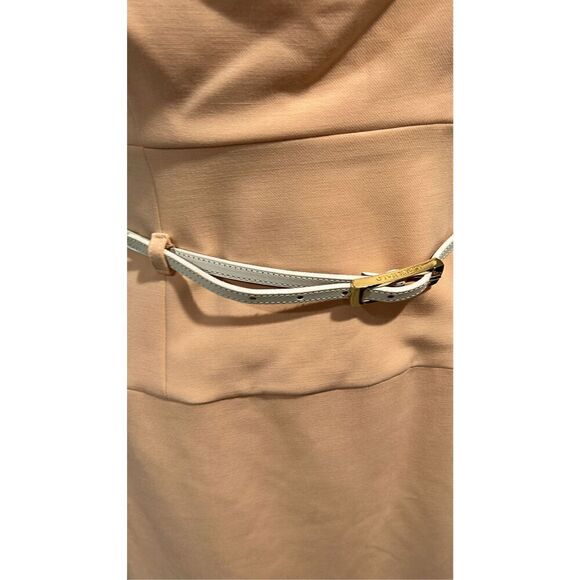 Black Halo Jackie O Belted Sheath Dress in Fresno Size 12 - Picture 7 of 11